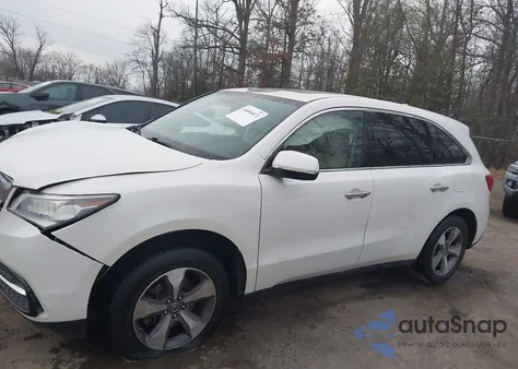 2014 Acura Mdx from USA, damaged, VIN 5FRYD4H20EB007896